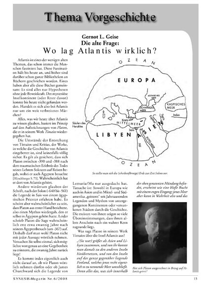 Die alte Frage: Wo lag Atlantis wirklich?