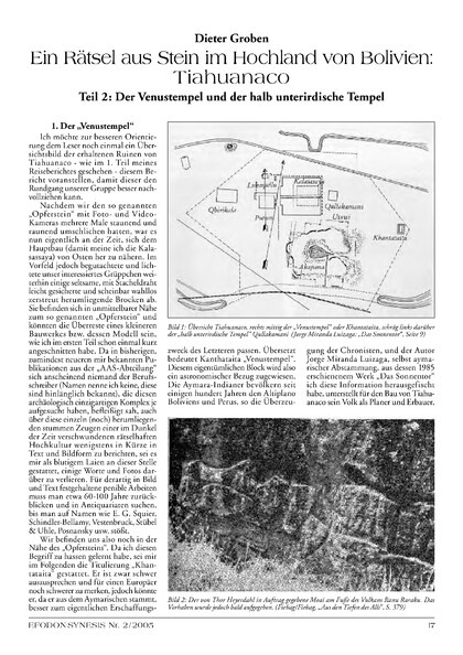 Ein Rätsel aus Stein im Hochland von Bolivien – Tiahuanaco: Die Kalasasaya – Tempel, Observatorium, Baalbek der Neuen Welt?
