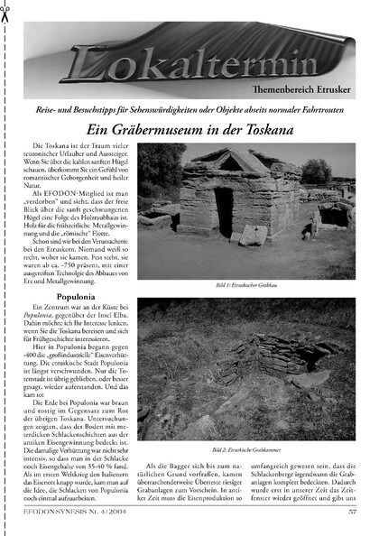 Ein Gräbermuseum in der Toskana