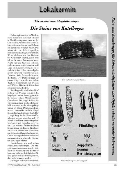 Die Steine von Katelbogen