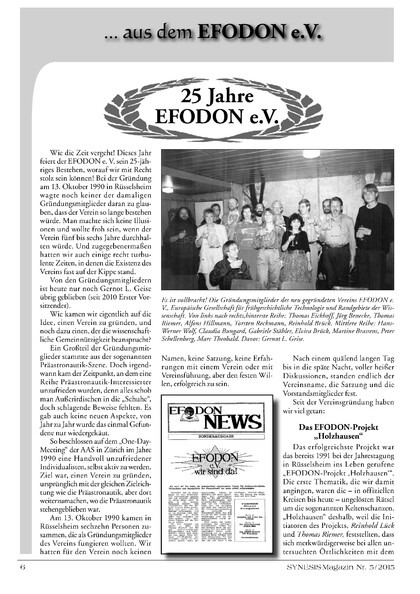 25 Jahre EFODON e. V.