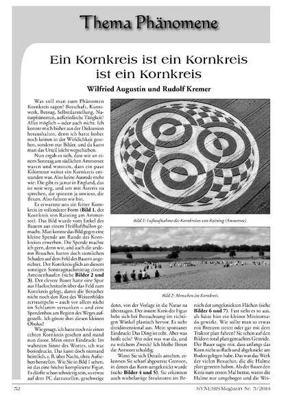 Ein Kornkreis ist ein Kornkreis ist ein Kornkreis