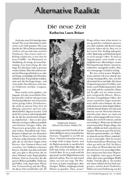 Alternative Realität: Die neue Zeit