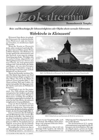 Wehrkirche in Kleinzwettl