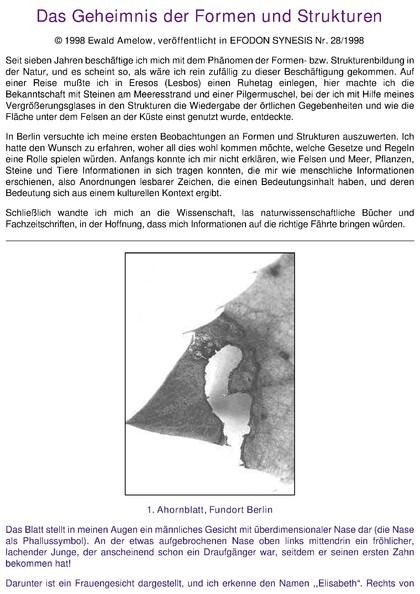 Das Geheimnis der Formen und Strukturen