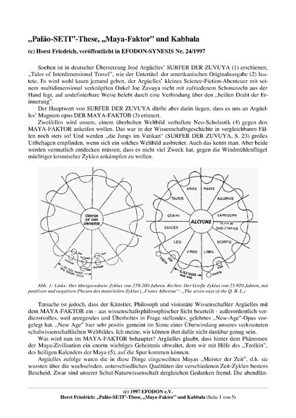 Widerlegt das Buch von Cremo & Thompson die ,,Paläo-SETI”-These?
