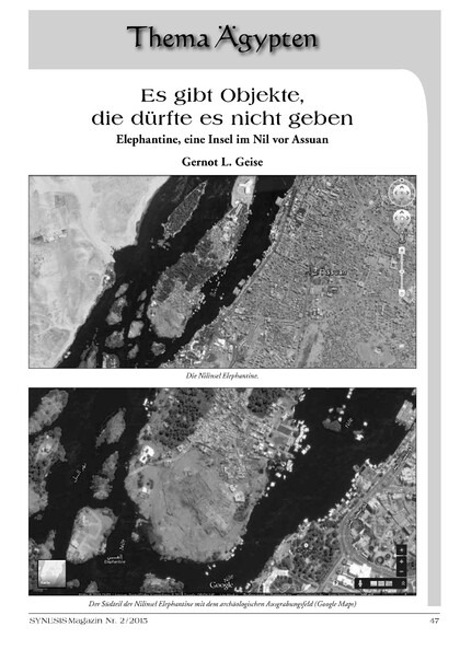 Es gibt Objekte, die dürfte es nicht geben! Elephantine, eine Insel im Nil vor Assuan