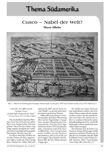 Cusco – Nabel der Welt?